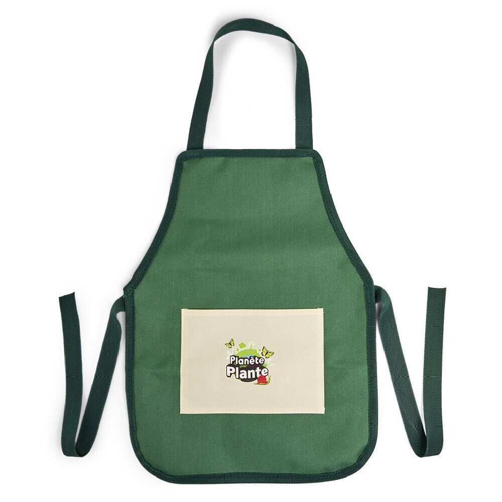 Tablier de jardinage enfant 30x40cm - Taille L - polyester vert