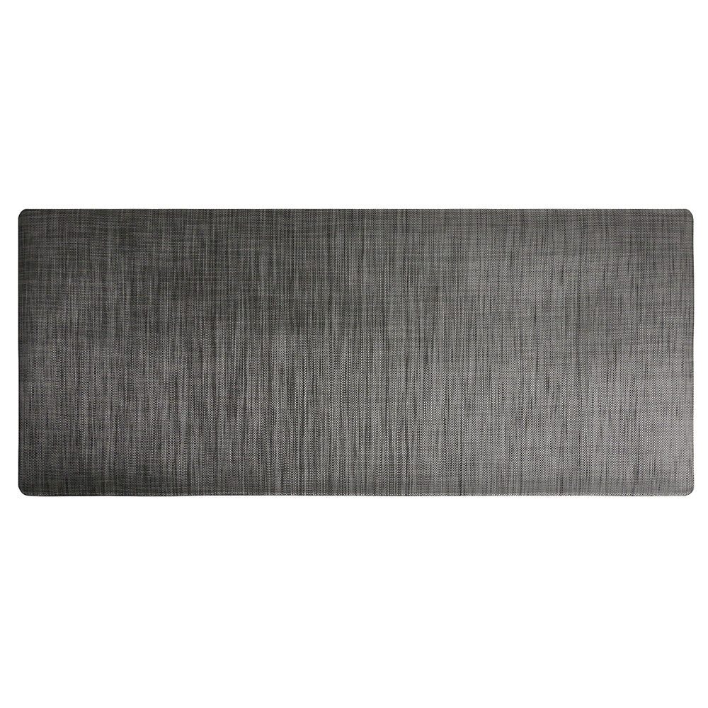 Tapis de cuisine pvc antidérapant gris 120x50 cm