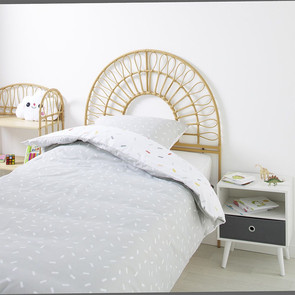 Tête de lit enfant vintage naturel - L95,5xP2xH102 cm