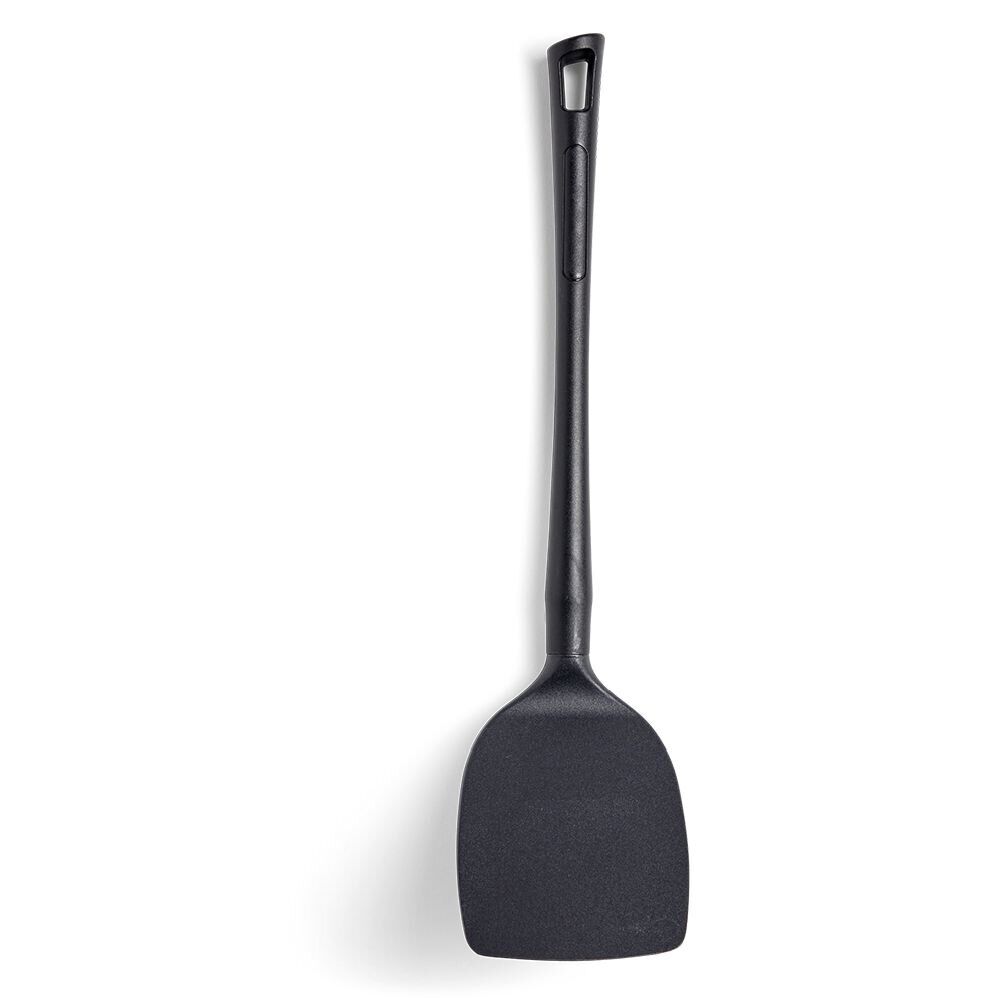 Spatule de cuisine en plastique noir L.34,5cm