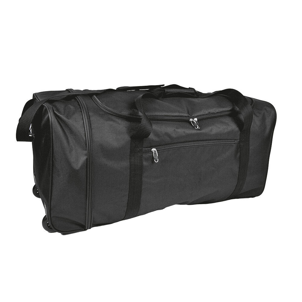 Sac grand volume pliable avec anses et roulettes 98L