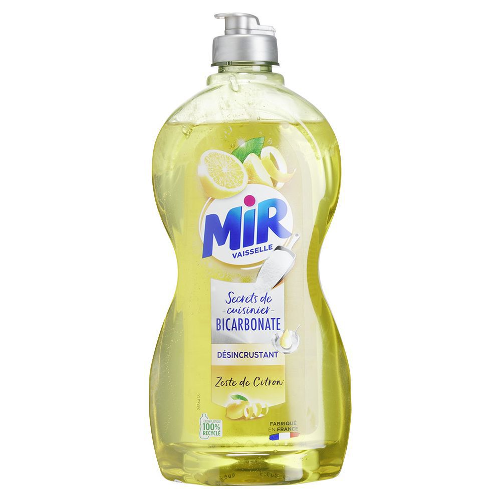 Liquide vaisselle Mir bicarbonate Zeste de citron 500ml