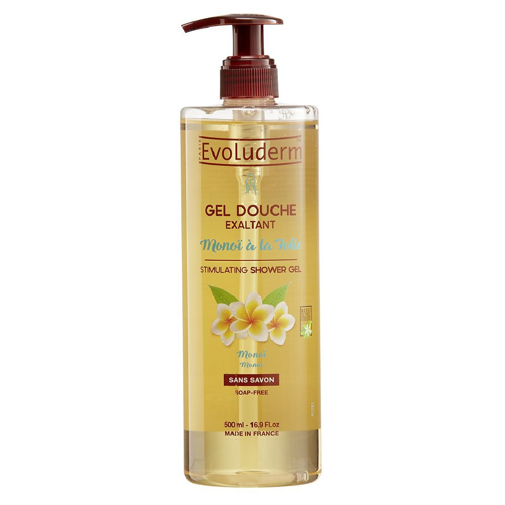 Gel douche Evoluderm monoï à la folie 500 ml