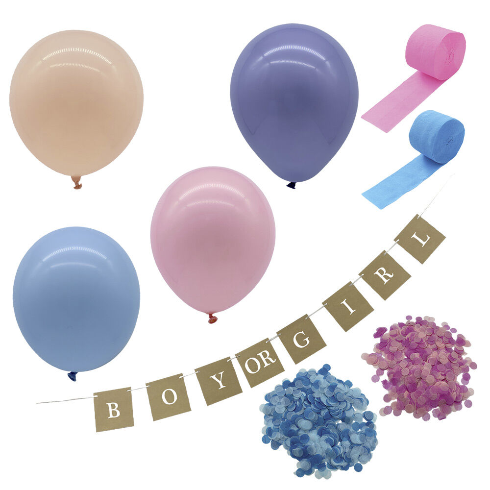 Kit décoration révélation naissance 19 pièces