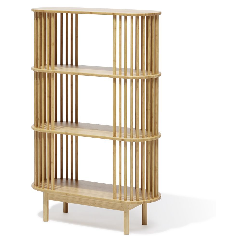 Étagère Gaïa bambou naturel - L80xP30xH120 cm