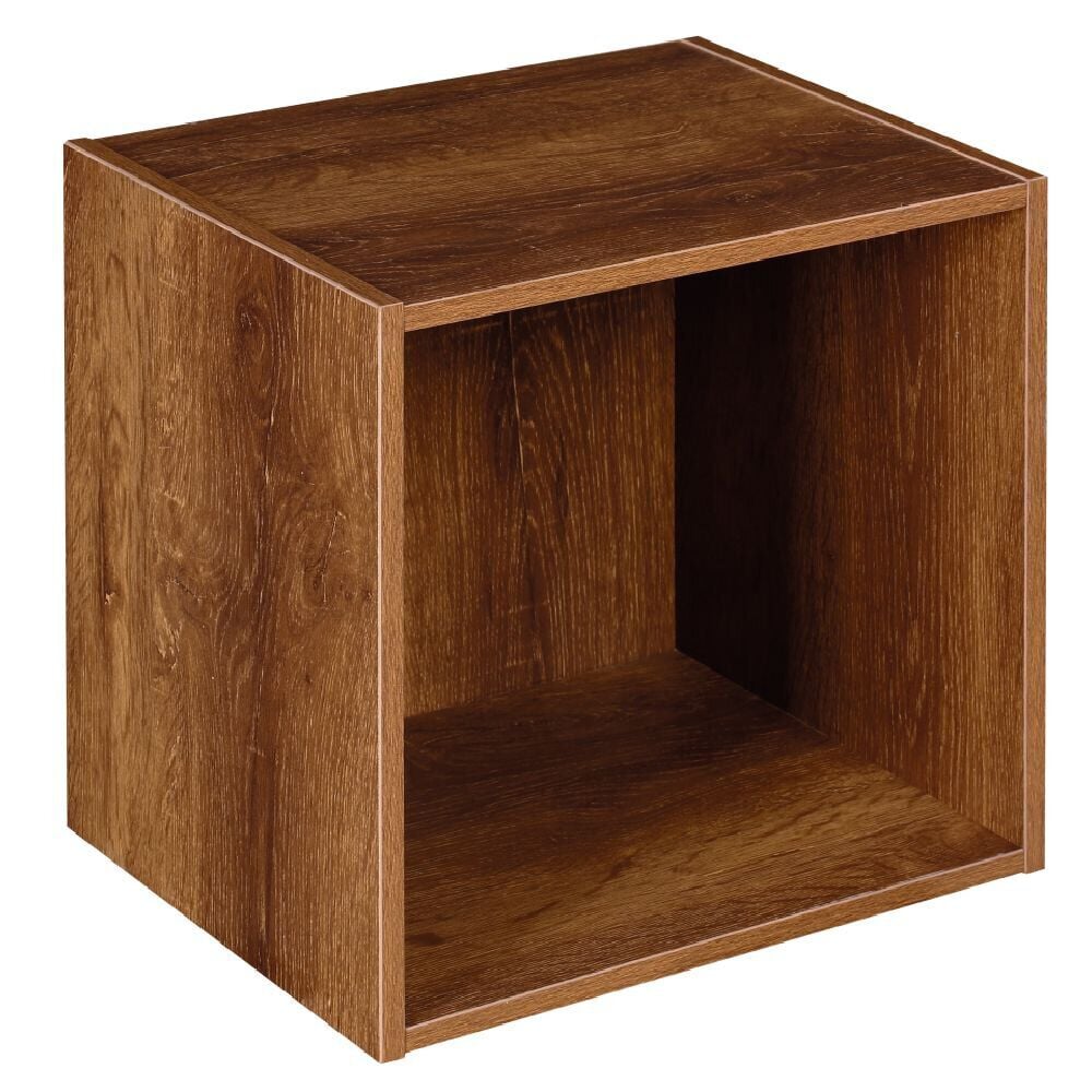 Structure Box Cube 1 case 35,2x30x35,2cm bois marron