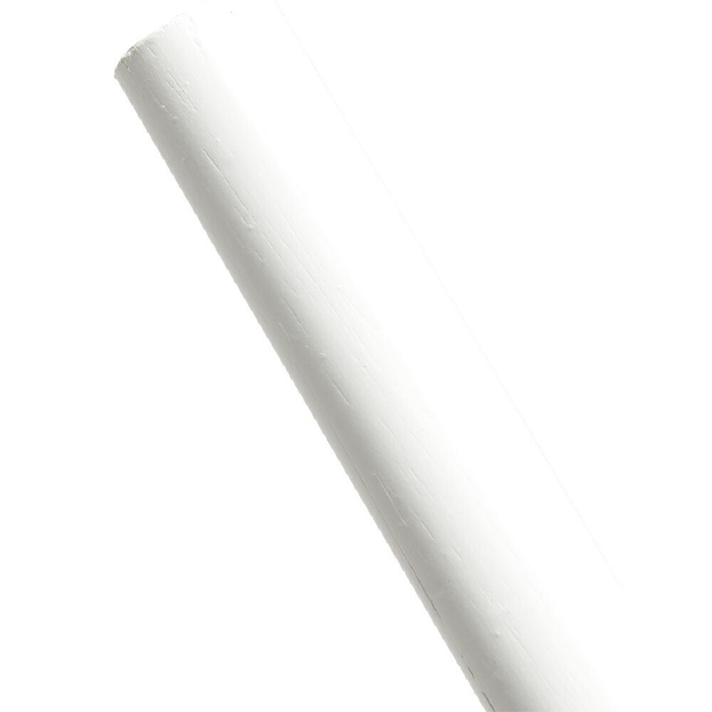 Tringle bois certifié FSC® blanc L150xØ2cm