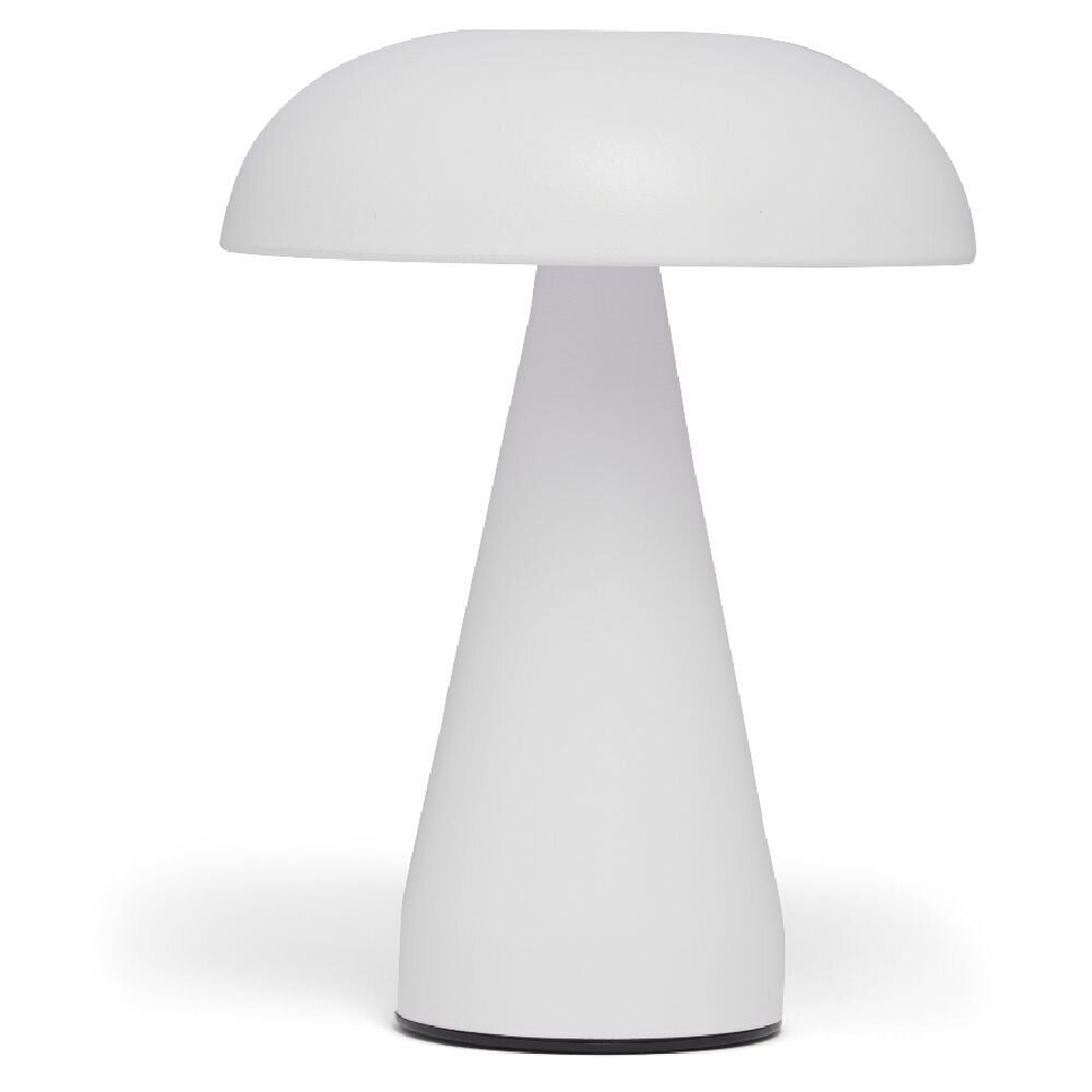 Lampe Suzie tactile métal et plastique blanc 3 teintes Ø15,5x20,5cm