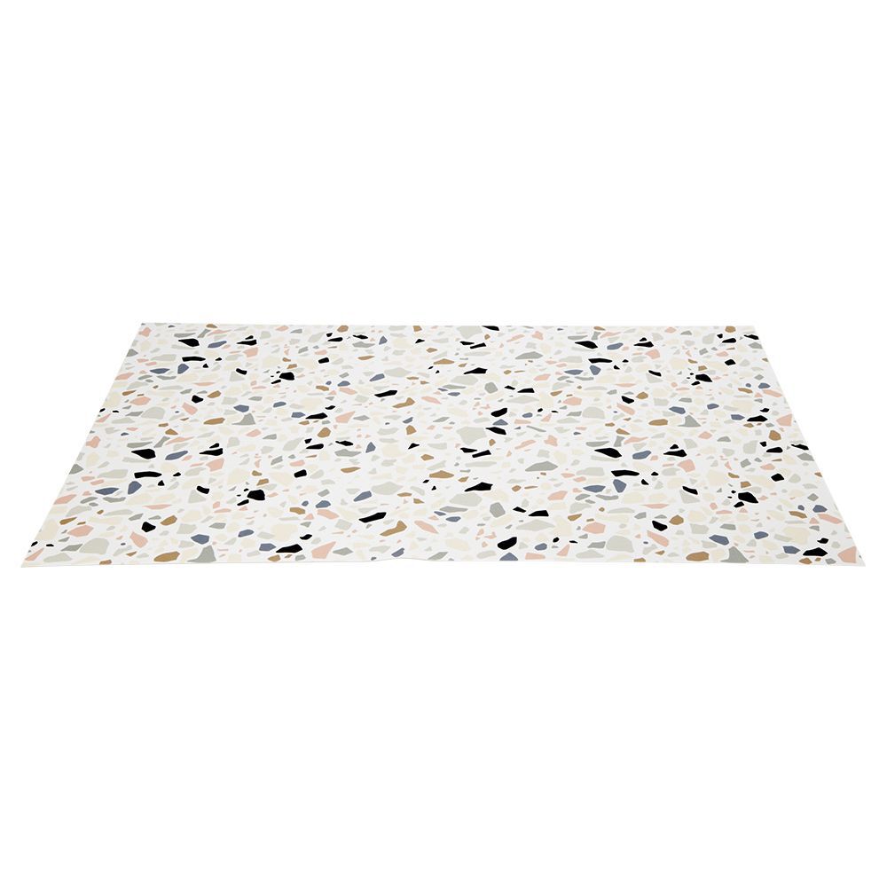 Tapis vinyle mosaïque imitation terrazzo 70 cm