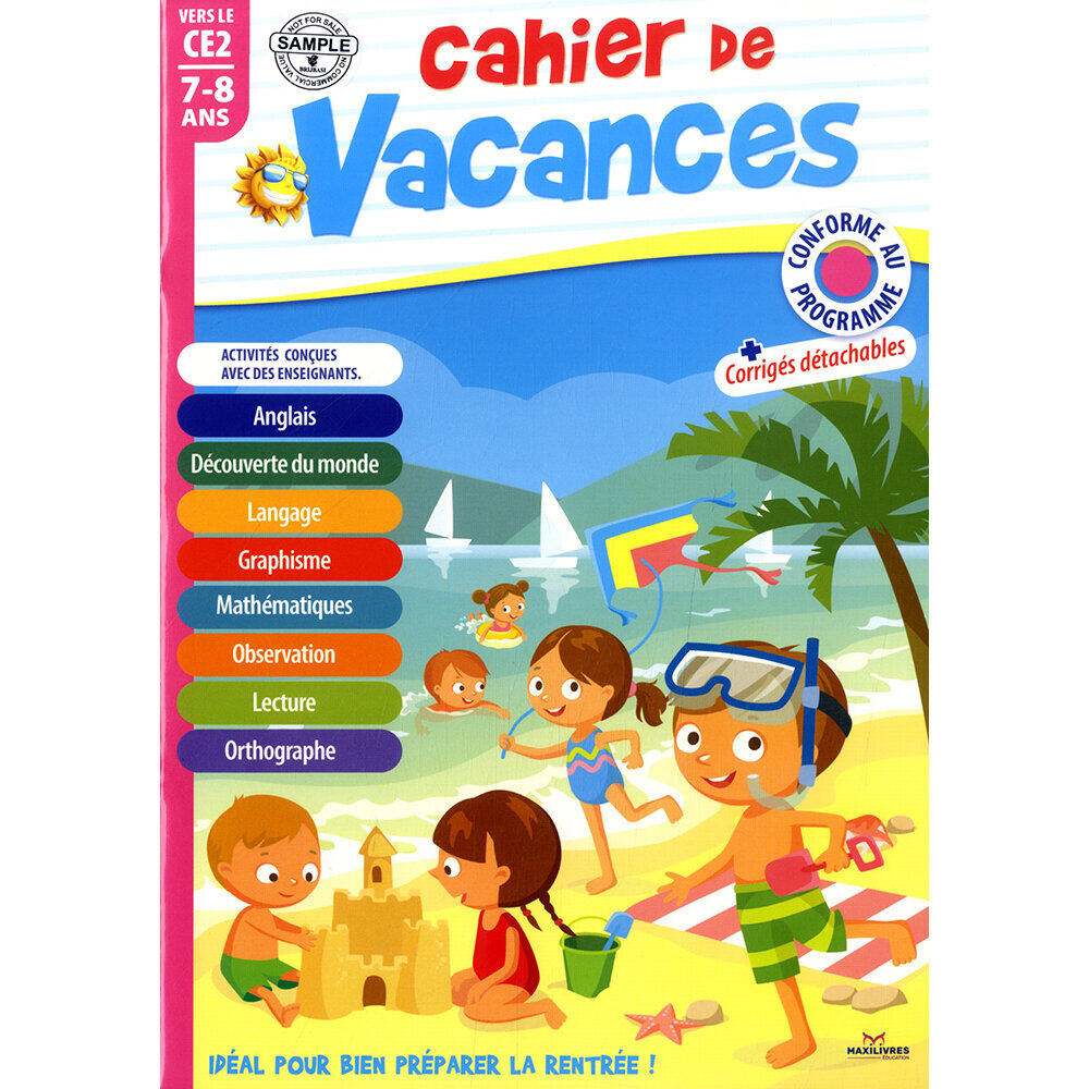 Cahier de vacances