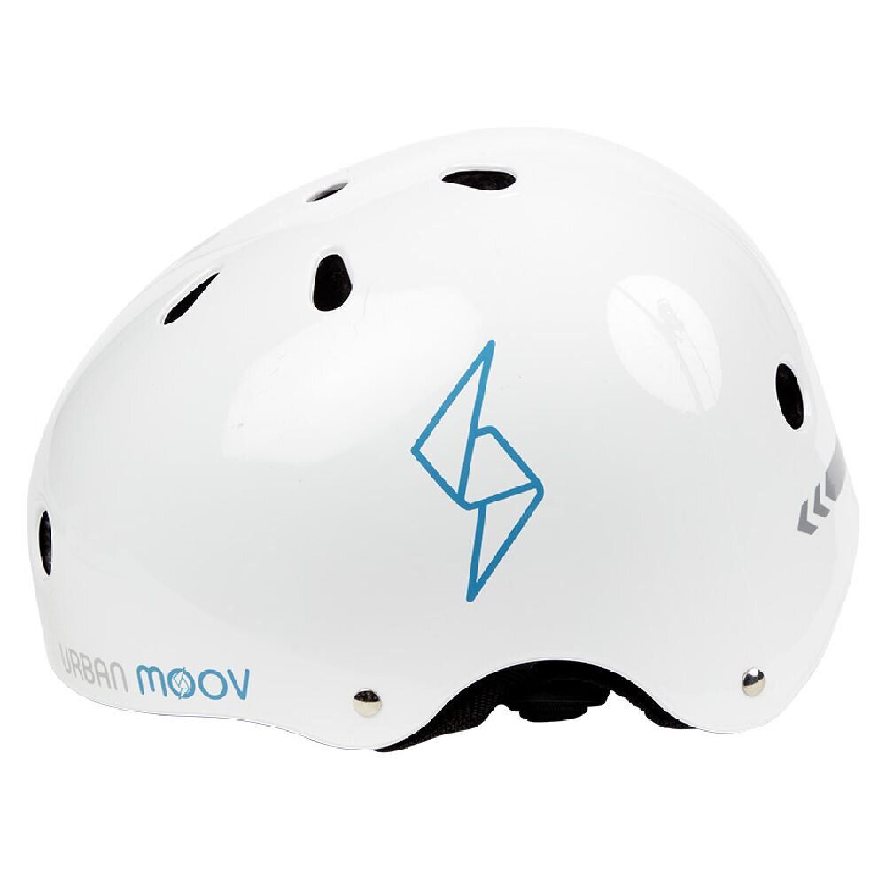 Casque de protection URBAN MOOV blanc taille S trottinette et vélo