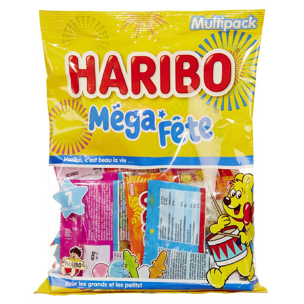 Bonbons Haribo Mega fête