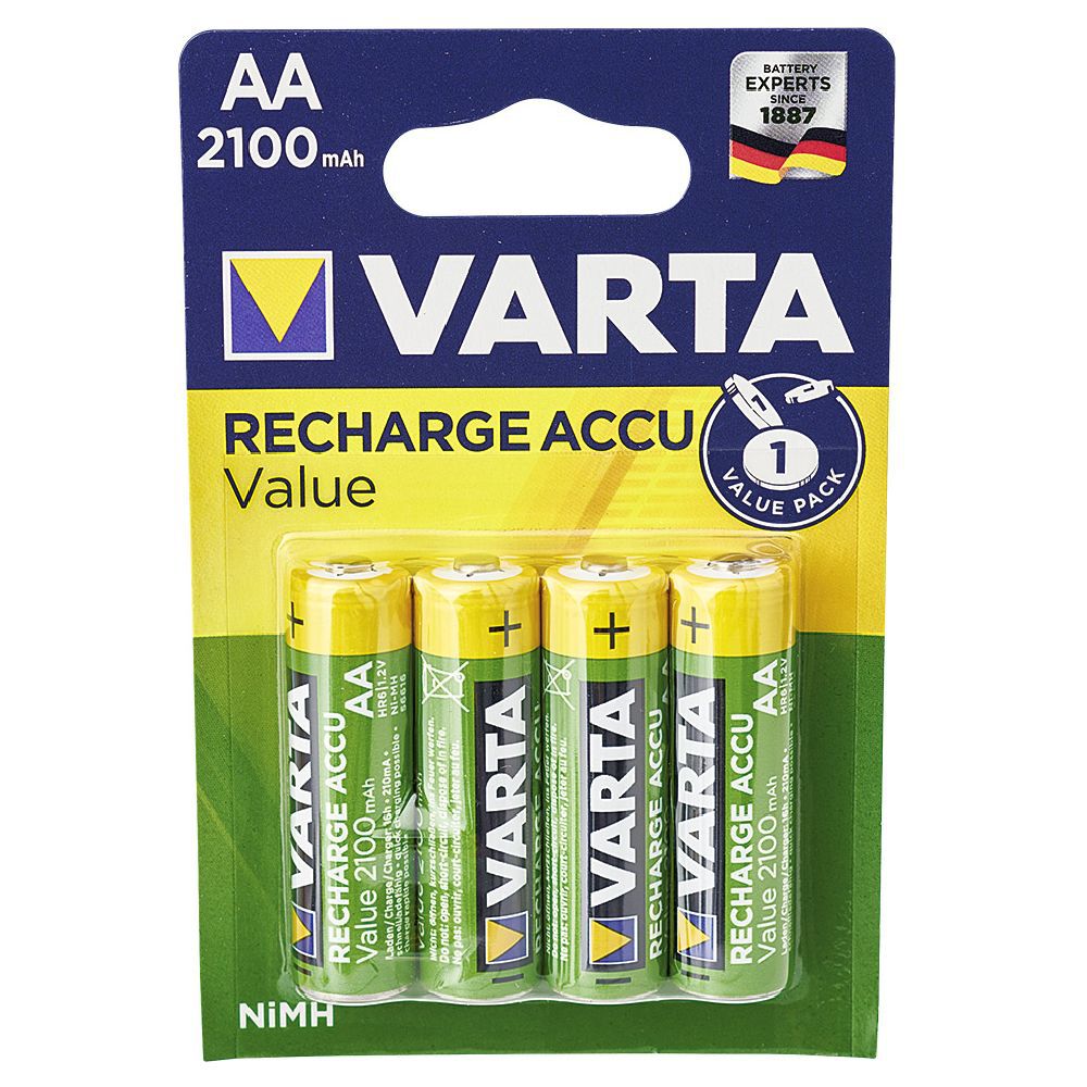 Pile rechargeable Varta AA 2100mAh x4