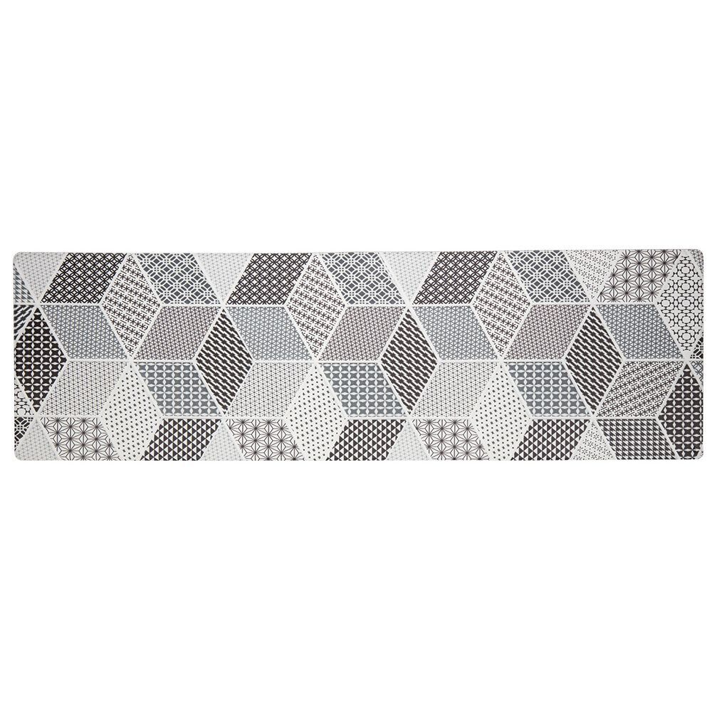 Tapis de cuisine imprimé carreau de ciment 150 x 45 cm