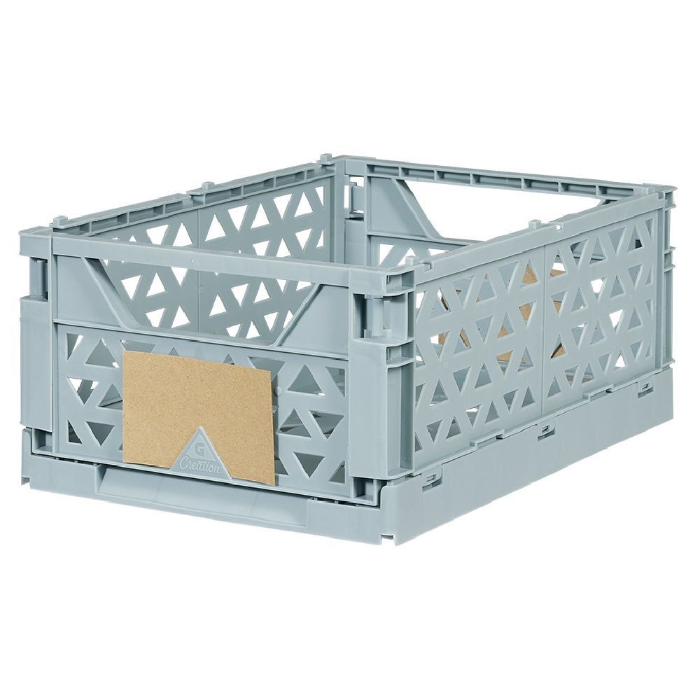 Caisse pliable polypropylène 33x23,3x14,2cm bleu