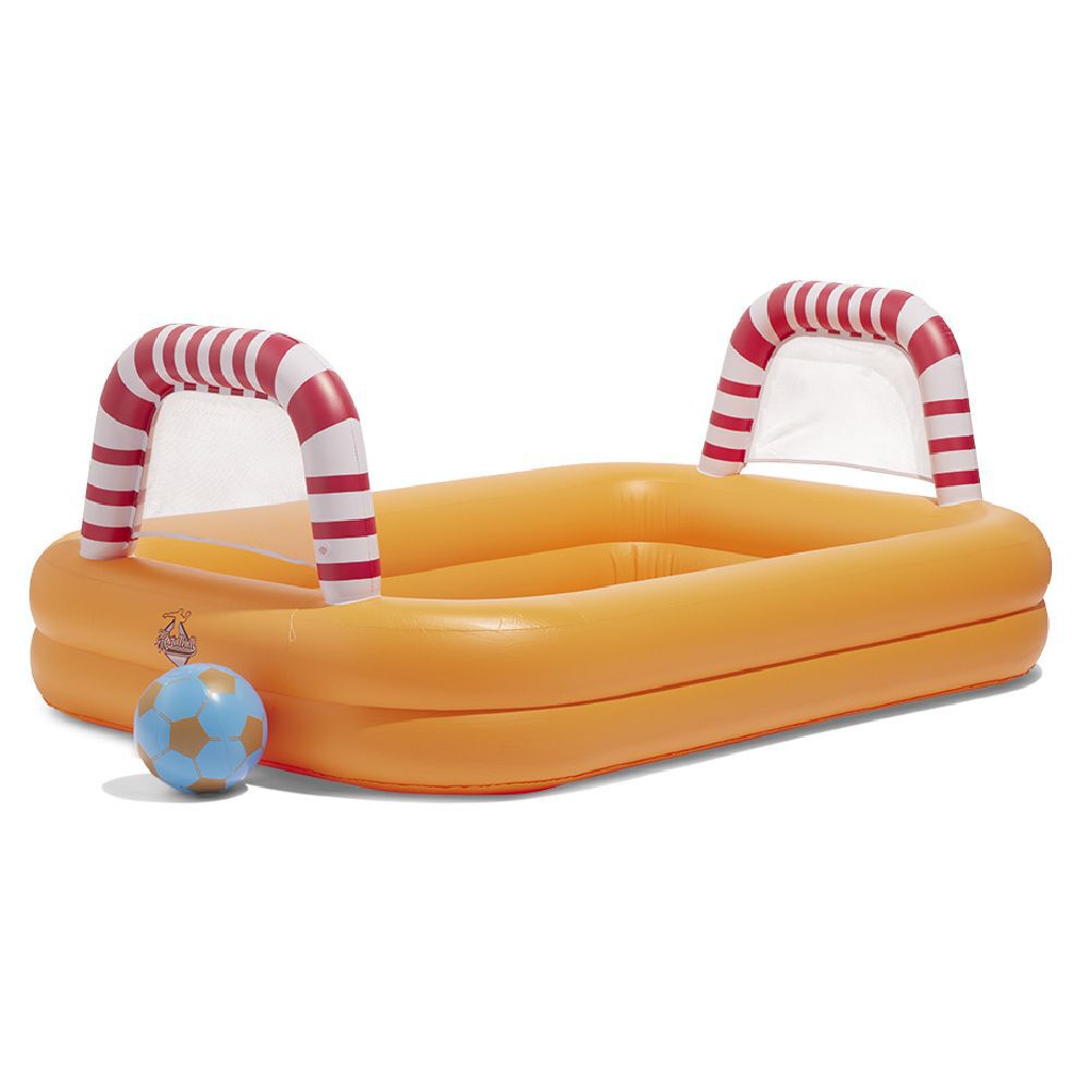 Piscinette handball gonflable Funky avec ballon x1 L260x175xH110cm