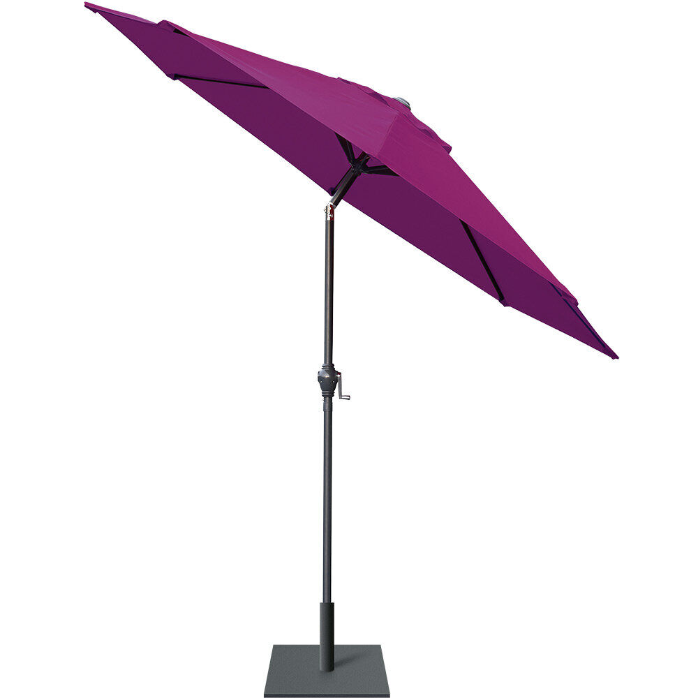 Parasol centré inclinable Java Ø250xH245cm violet