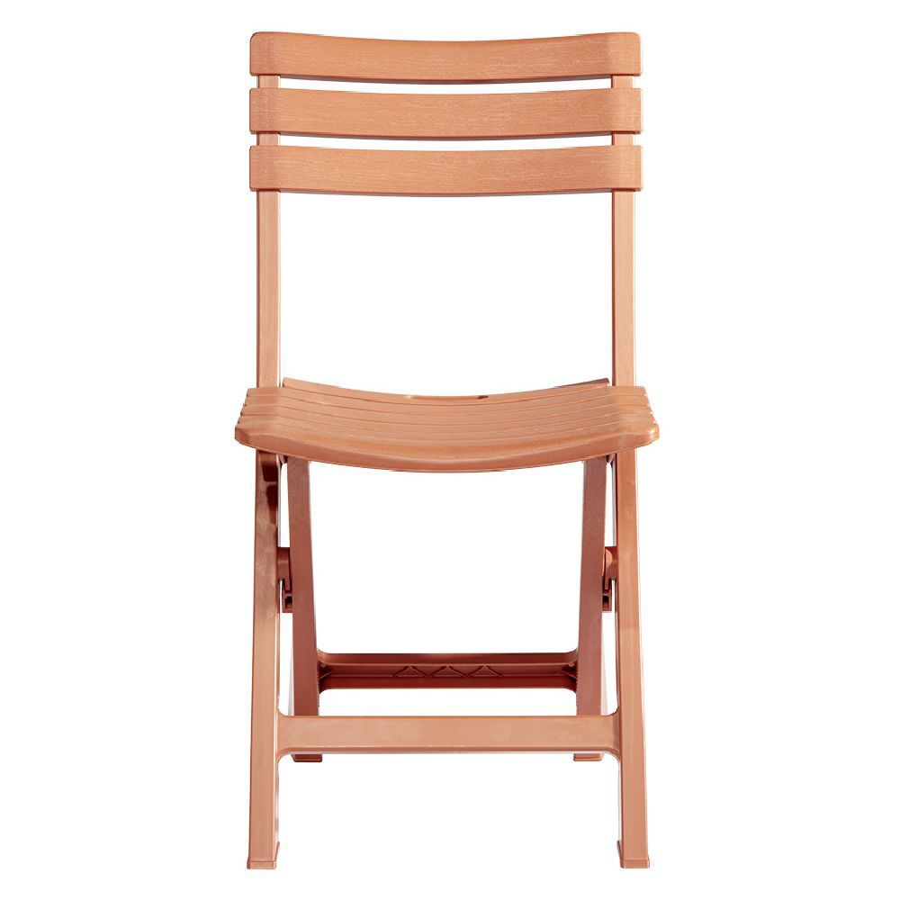 Chaise pliante relax terracotta
