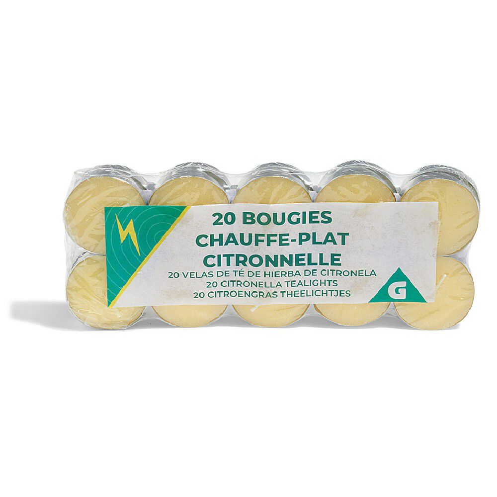 Bougie chauffe plat x20