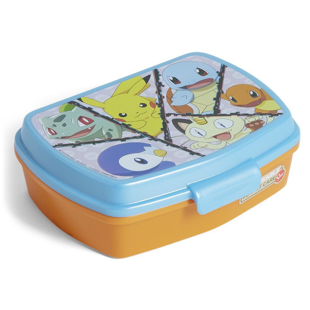 Boîte à sandwich Pokémon plastique 14x17x5,6cm