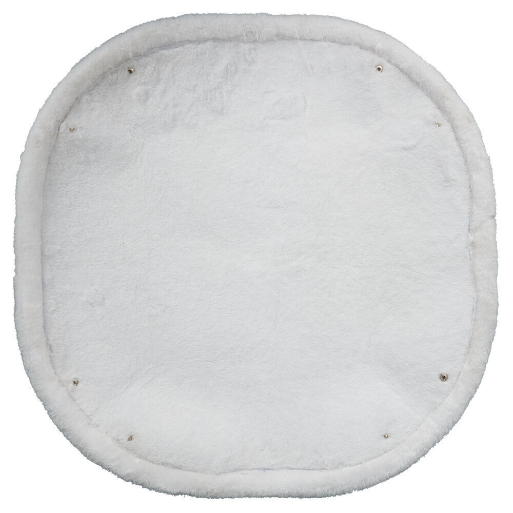 Panière modulable pour chat polyester gris et blanc 68x68cm