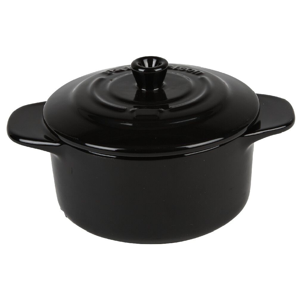 Mini cocotte ronde noir