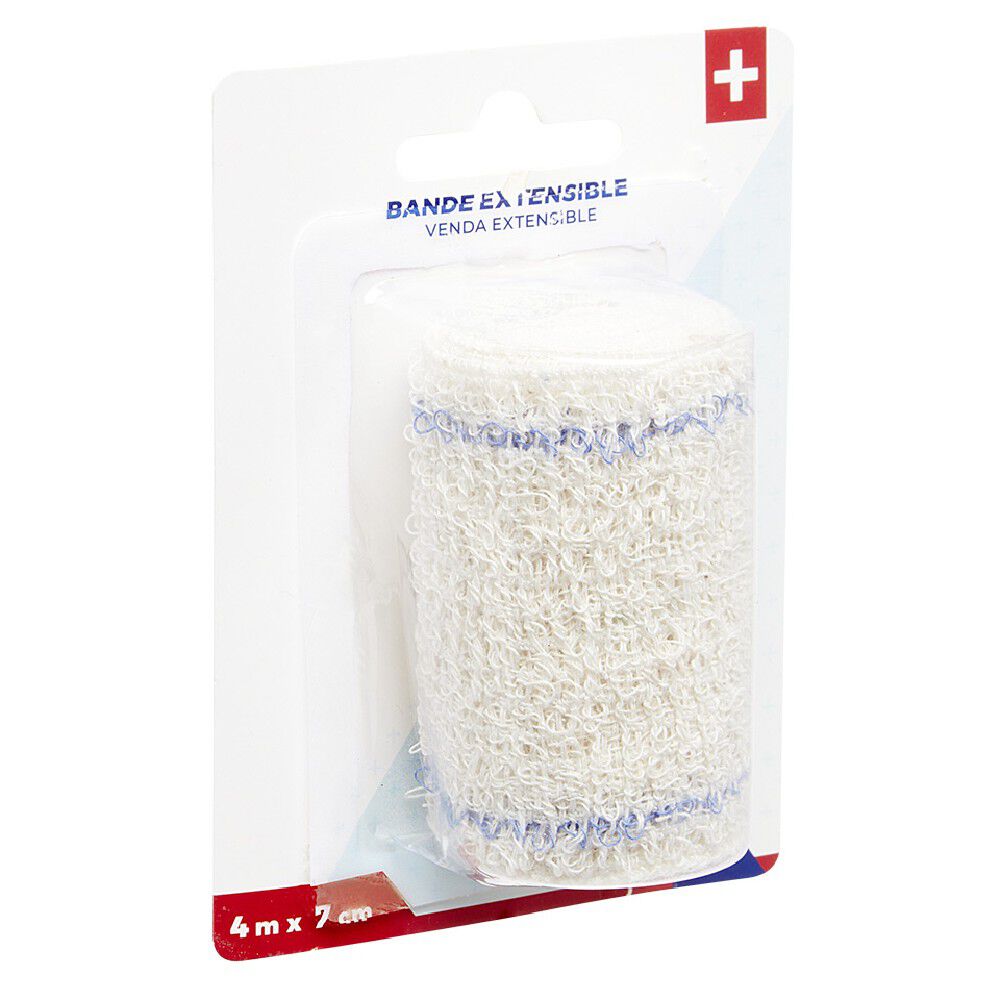 Bande de soutien extensible en coton L400x7cm