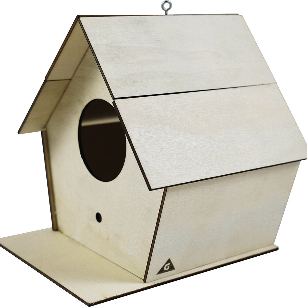 Maison à oiseau bois DIY à monter en bois 15x11xH11cm