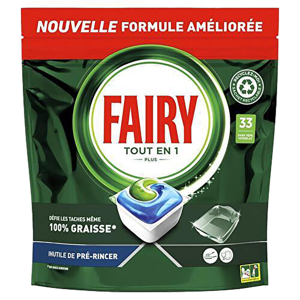 Tablette lave-vaisselle Fairy x33