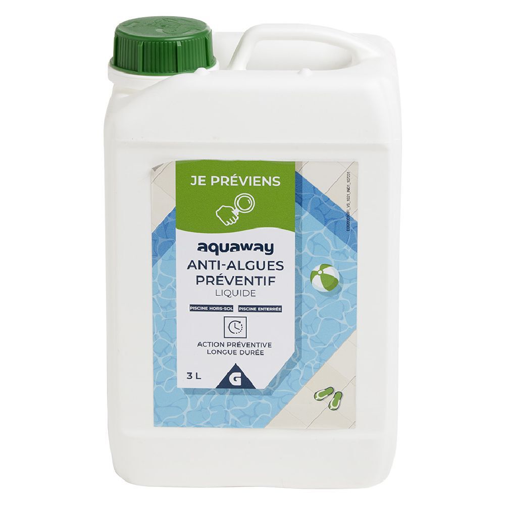 Liquide anti-algues préventif 3L