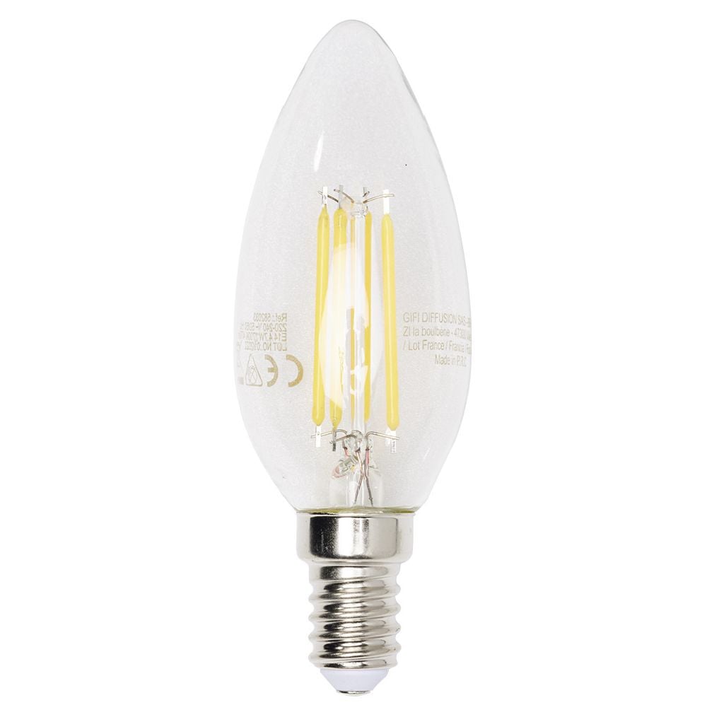 Ampoule à filament LED C35 E14 x2
