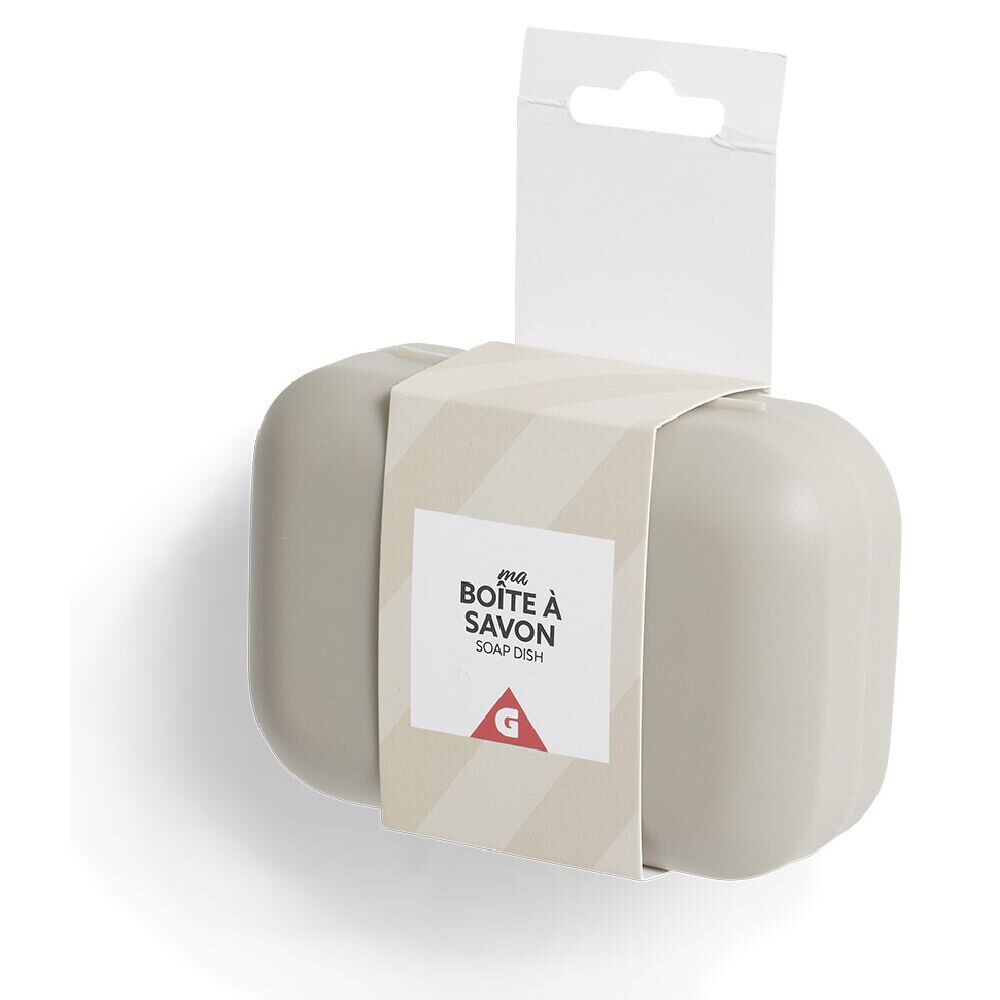 Boîte à savon en plastique - 11,2x7,8xH.3,8 cm
