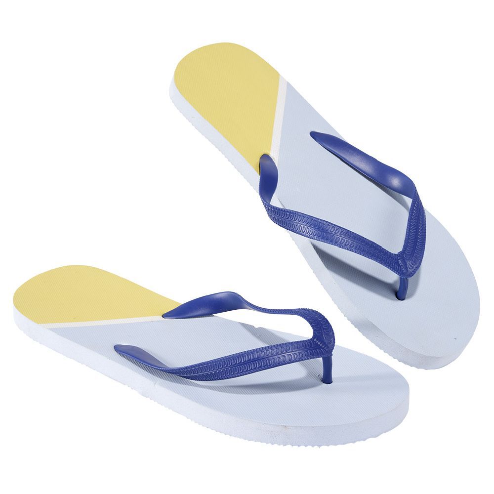 Tongs Homme plastique bleu et jaune 44/45