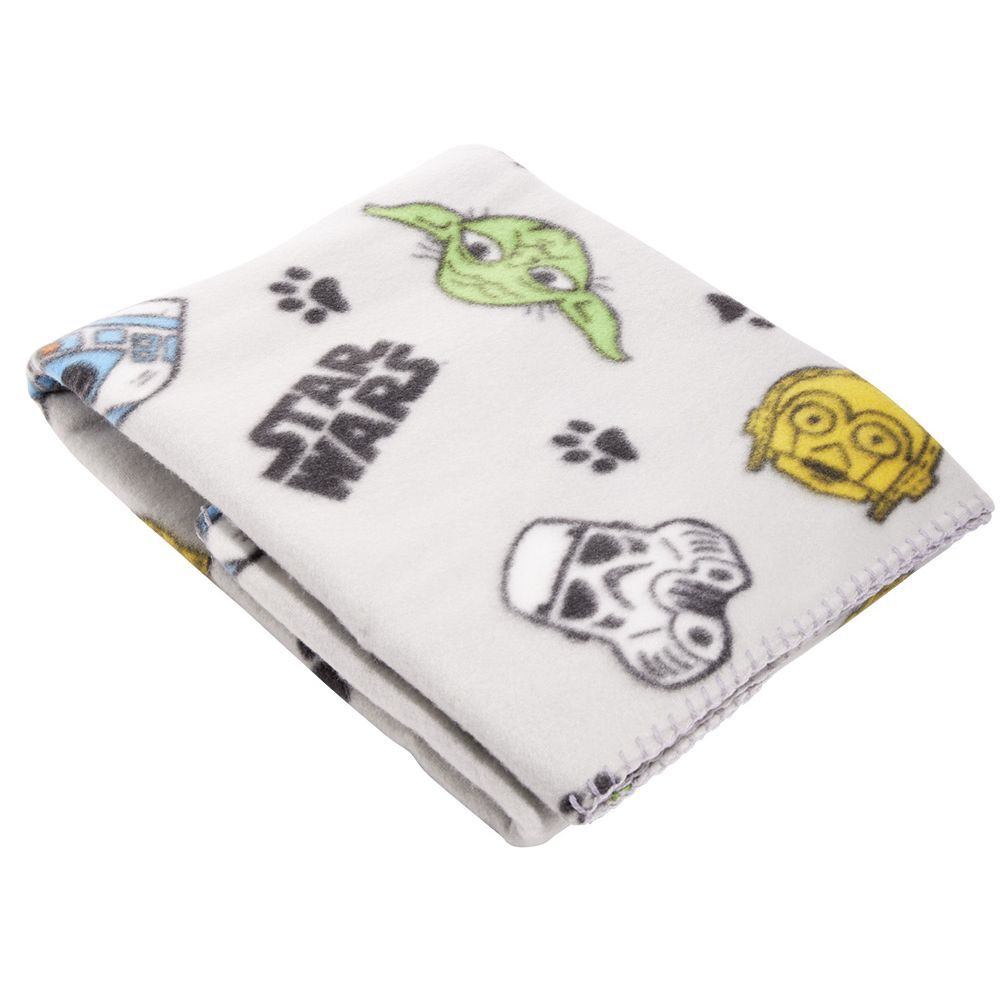 Plaid pour chien ou chat Star Wars gris