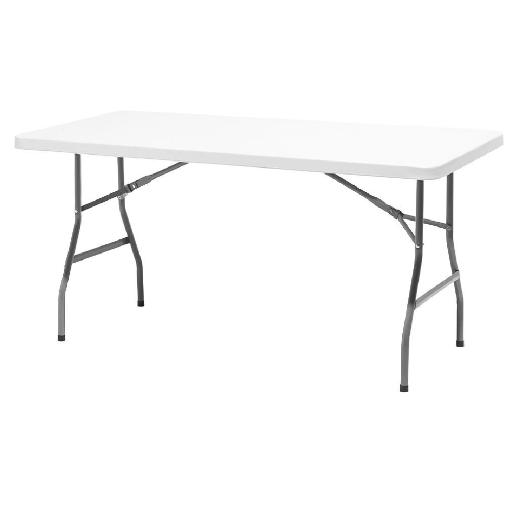 Table pliante 180x70x74cm blanc