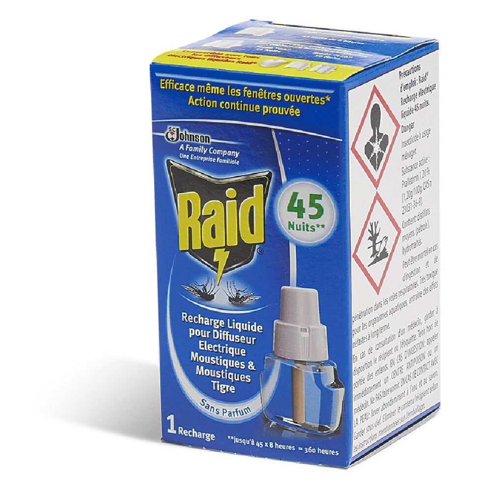 Recharge anti moustiques RAID