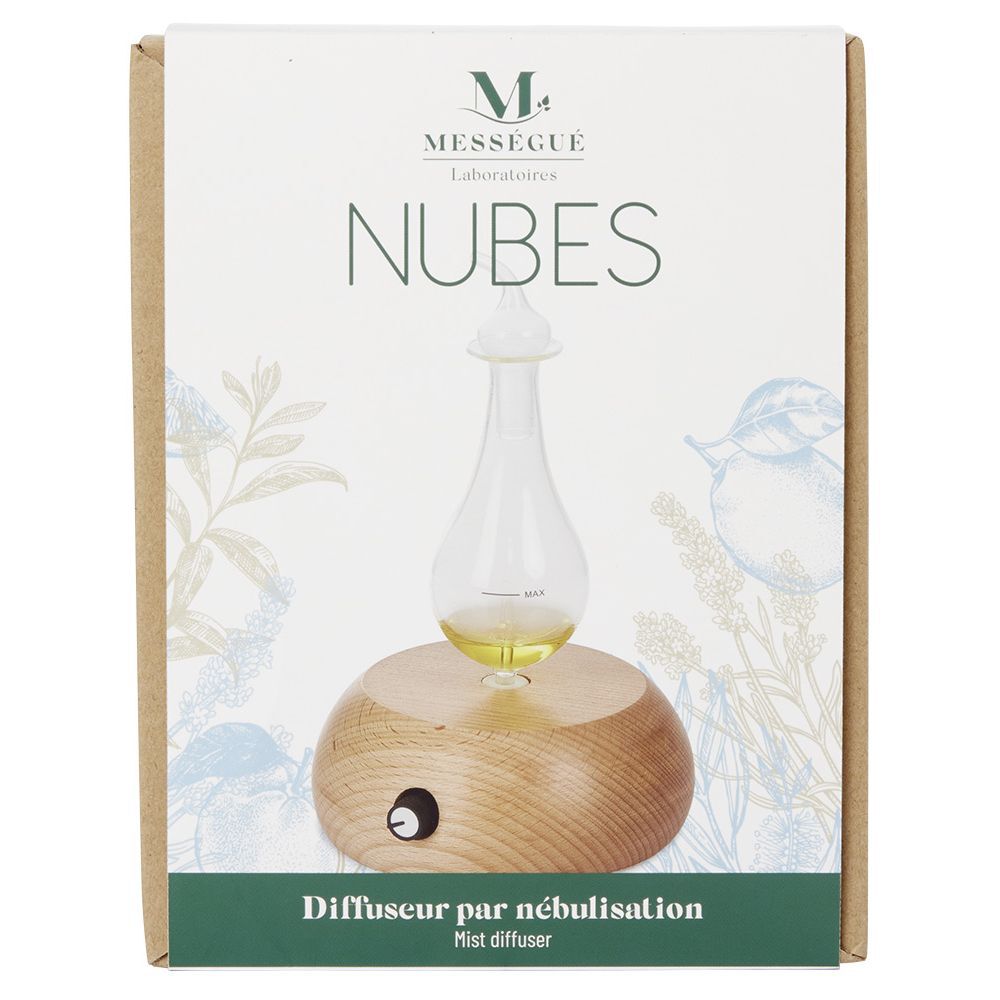 Diffuseur par nébulisation Mességué socle bambou