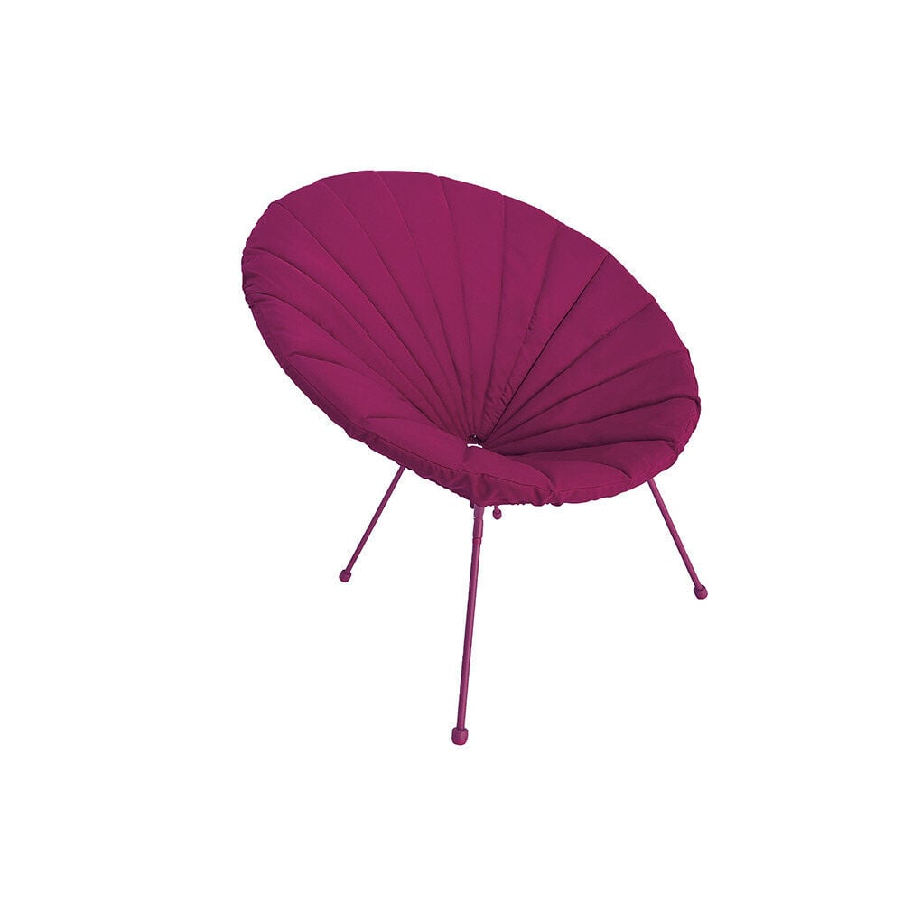 Housse de fauteuil de jardin Urban tissu déperlant - Violet - Ø85xH37 cm
