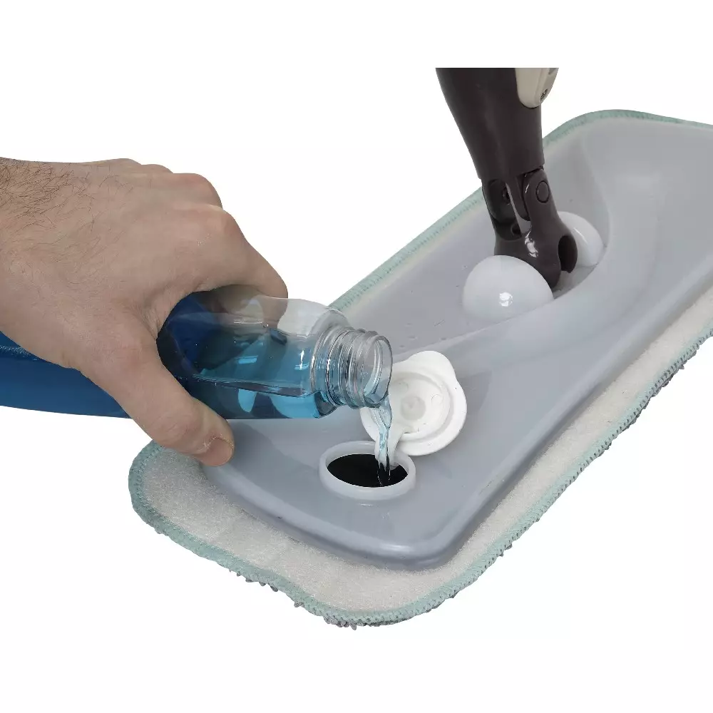 Balai Serpillère Vaporisateur Spray Mop, Balai Lave Sol avec Vaporise  Microfibre Balai Serpillere avec Reservoir pour