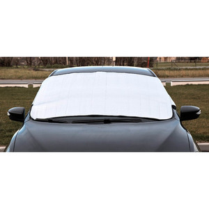 Protection solaire de voiture Avant Pare-brise Housse de pare-brise Aimant  Protection UV pour l'été Hiver contre la neige, la glace, le gel, la  poussière, le soleil pliable amovible