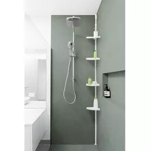 Accessoire baignoire METALTEX Étagère de douche à 2 niveaux Noir
